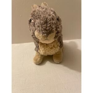 Wild Republic Plush Bunny Rabbit 7" Tall Gray/Brown‎ 2017 Realistic
